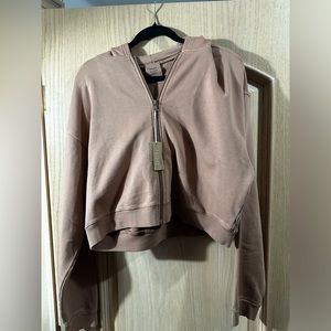 SKIMS cropped zip NWT 2x